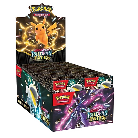 SV4.5: Pokemon Paldean Fates Booster Bundle Display